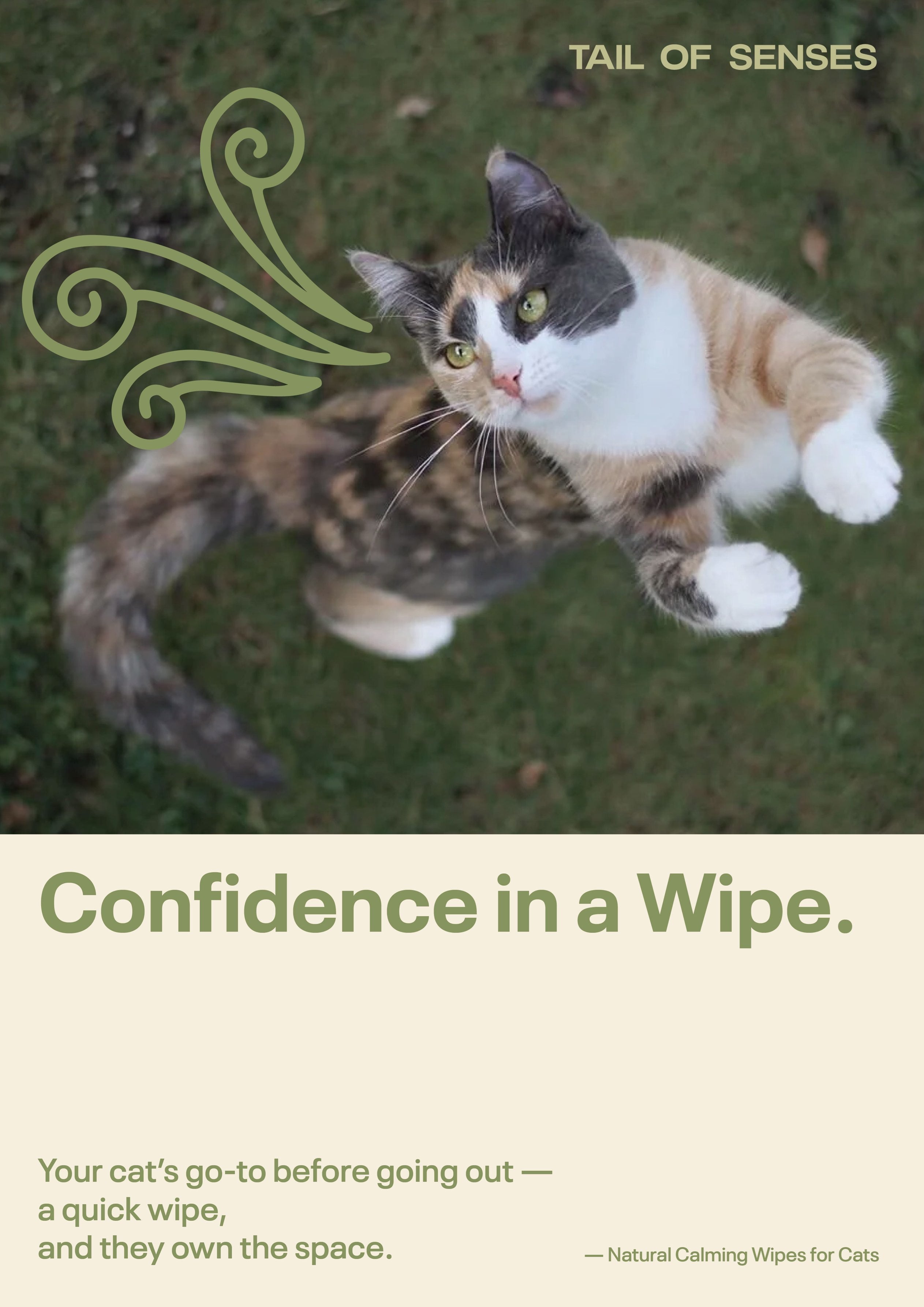 Natural Calming Wipes for Cat