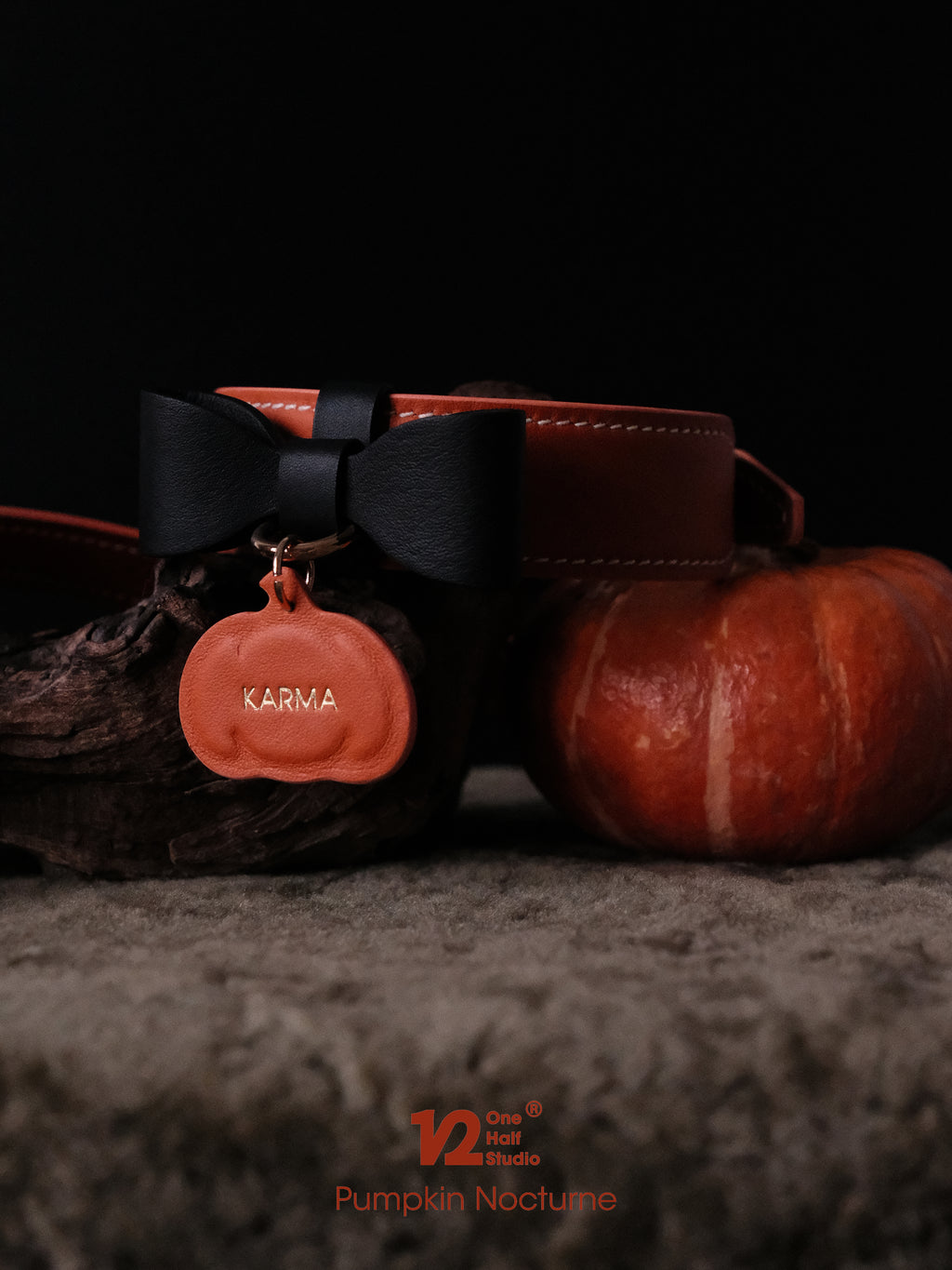 Pumpkin Nocturne | Personalised Dog Collar