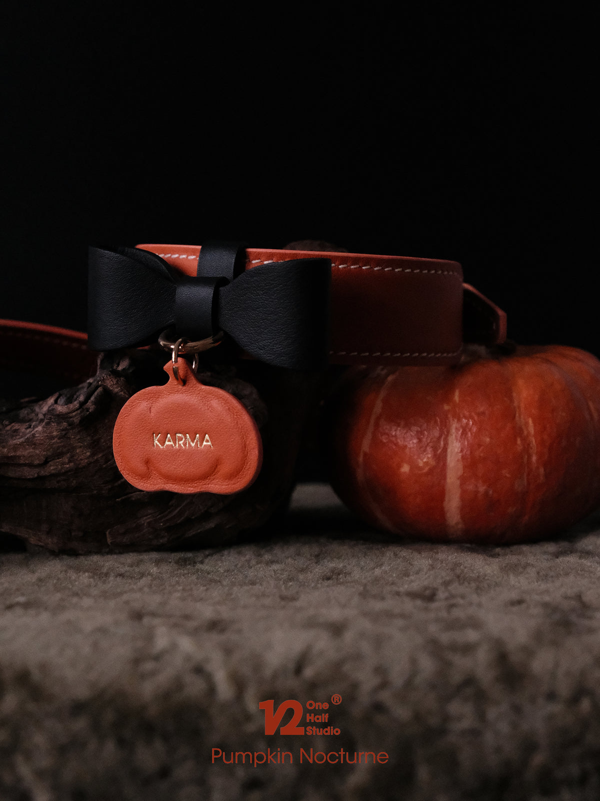 Pumpkin Nocturne | Personalised Dog Collar