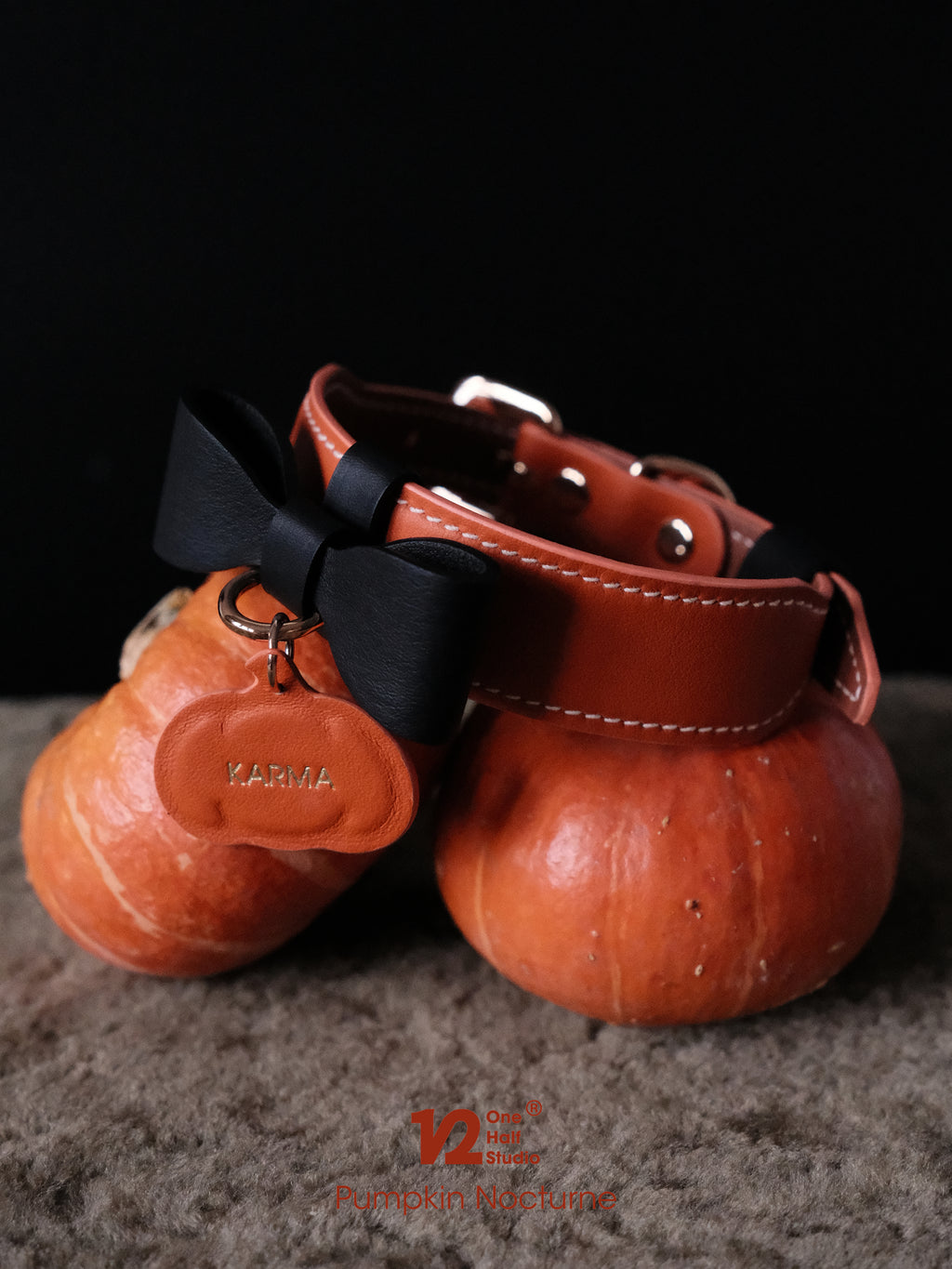 Pumpkin Nocturne | Personalised Dog Collar