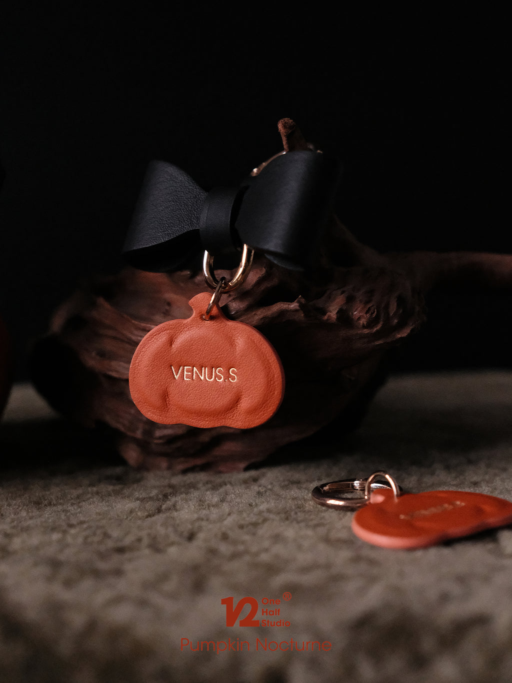 Pumpkin Nocturne | Personalised Key Ring