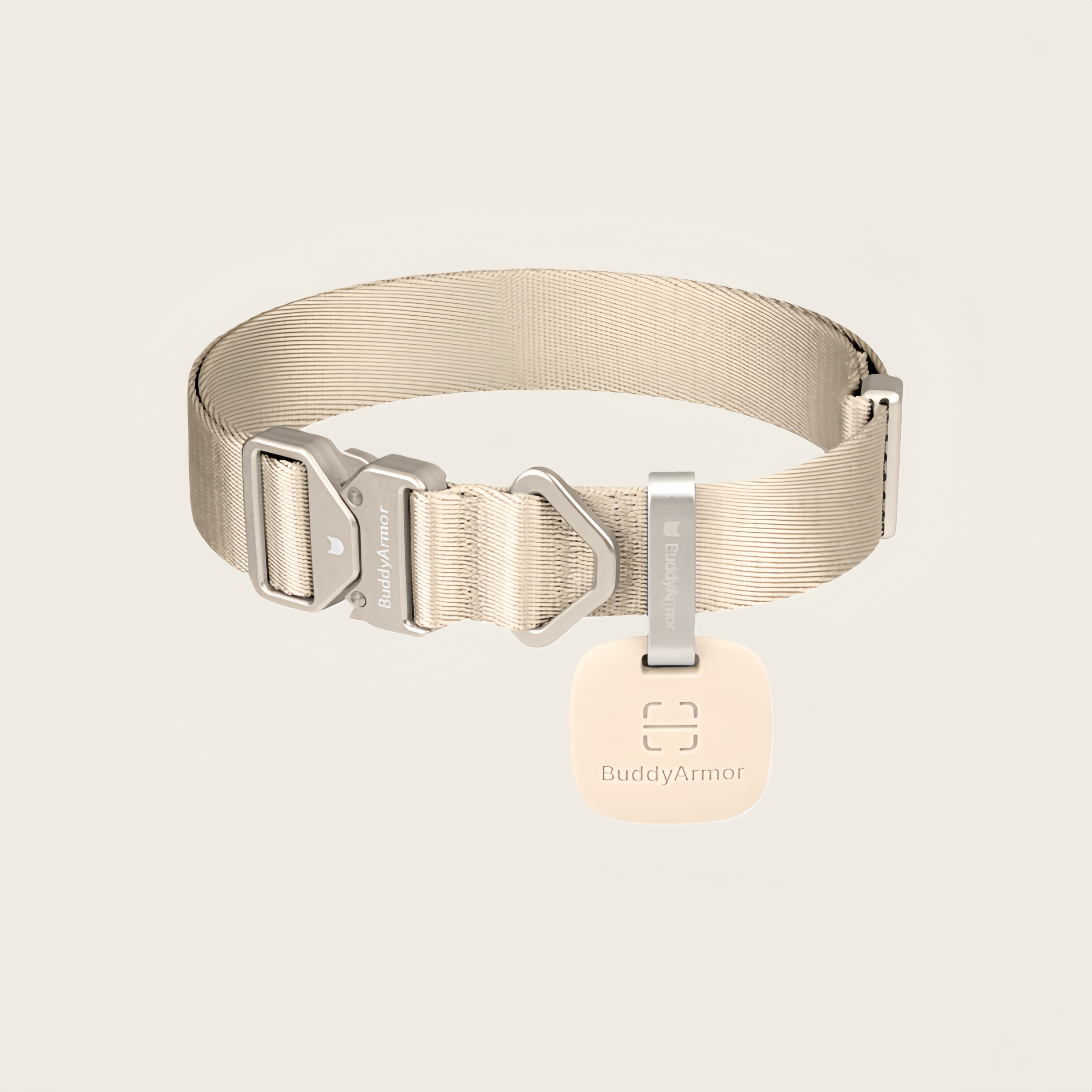 Light Alloy Dog Collar Pro + QR Code Tag