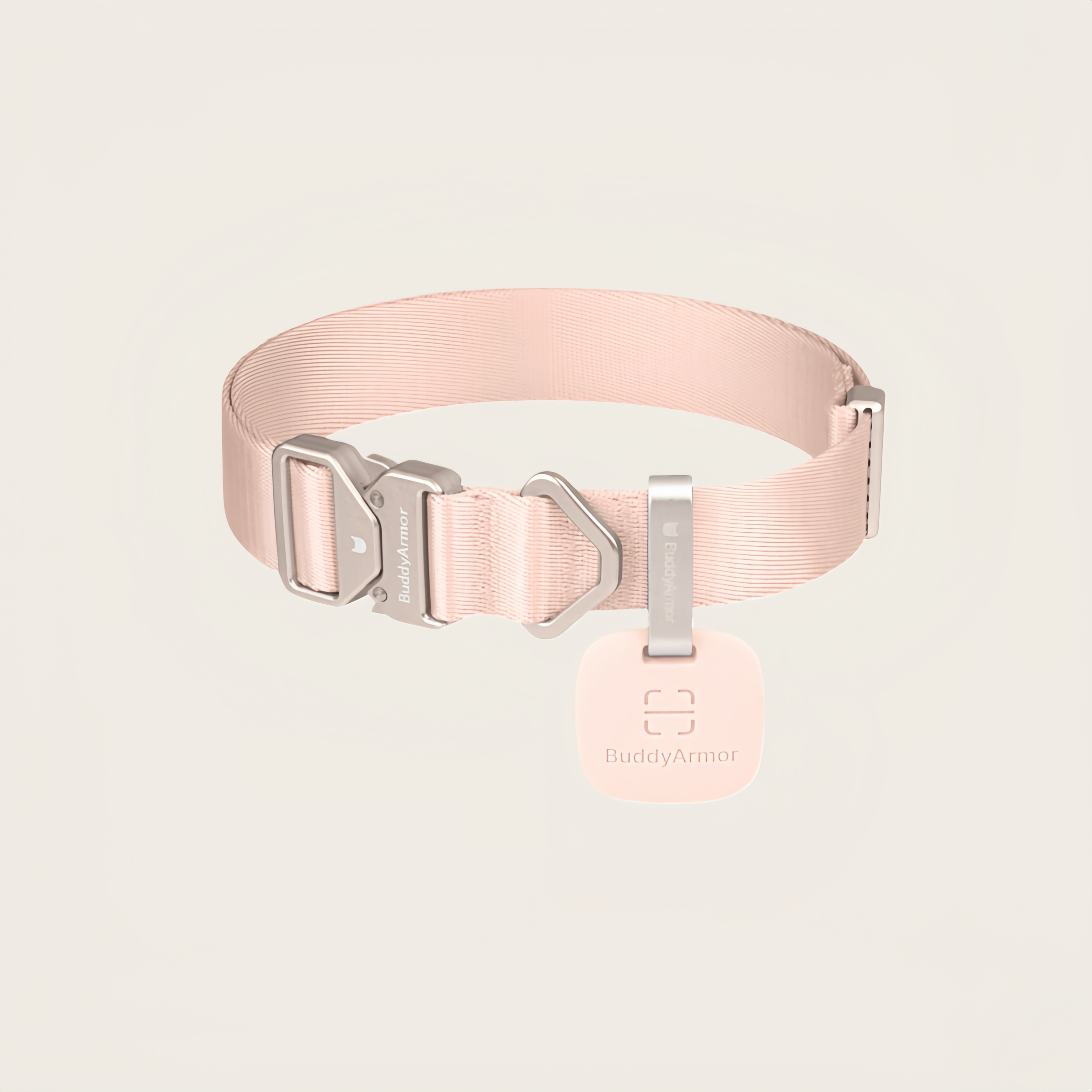 Light Alloy Dog Collar Pro + QR Code Tag