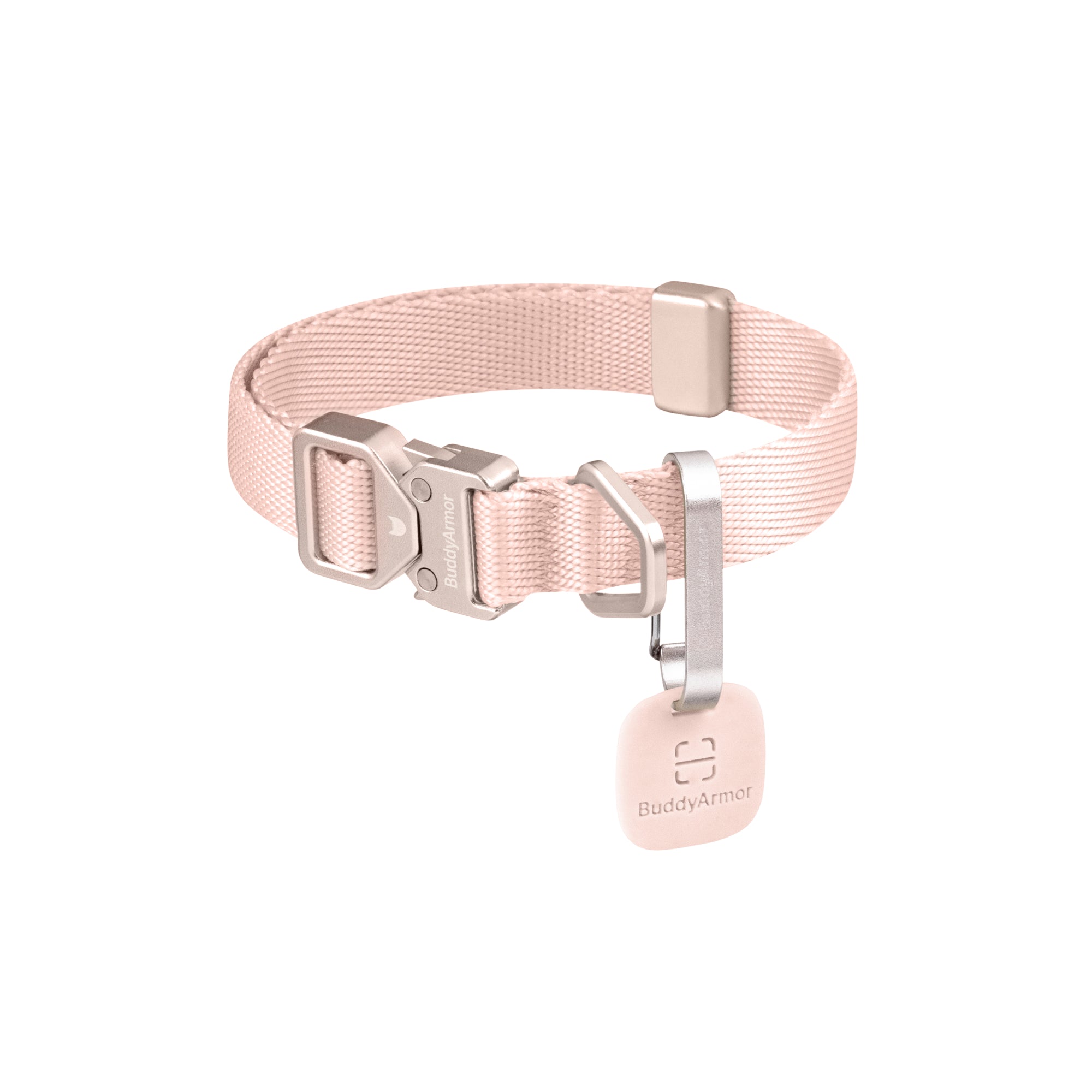 Light Alloy Dog Collar Pro + QR Code Tag