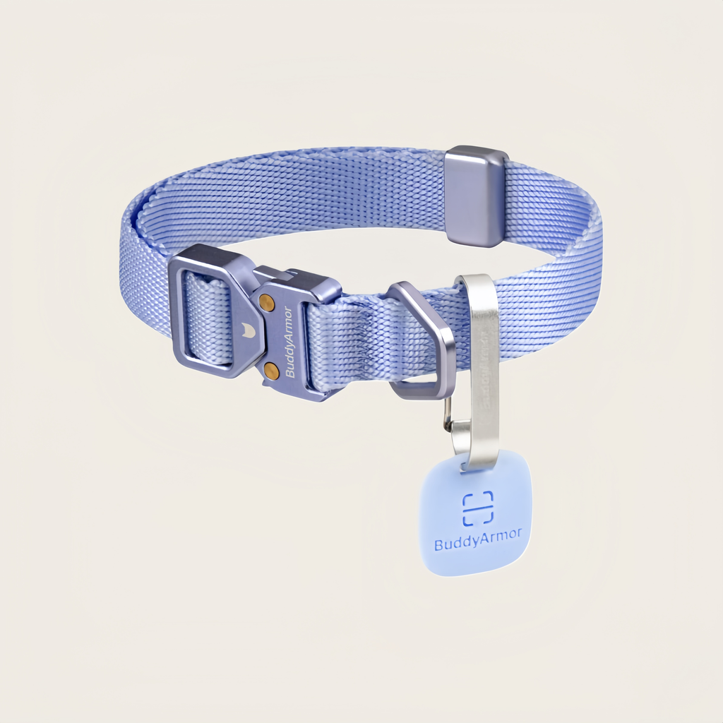 Light Alloy Dog Collar Pro + QR Code Tag