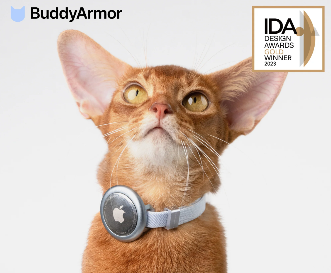 Safety Cat Collar Pro + AirTag Holder