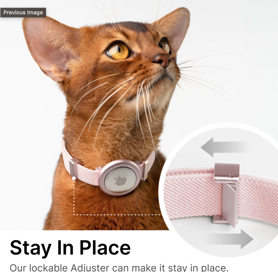 Safety Cat Collar Pro + AirTag Holder