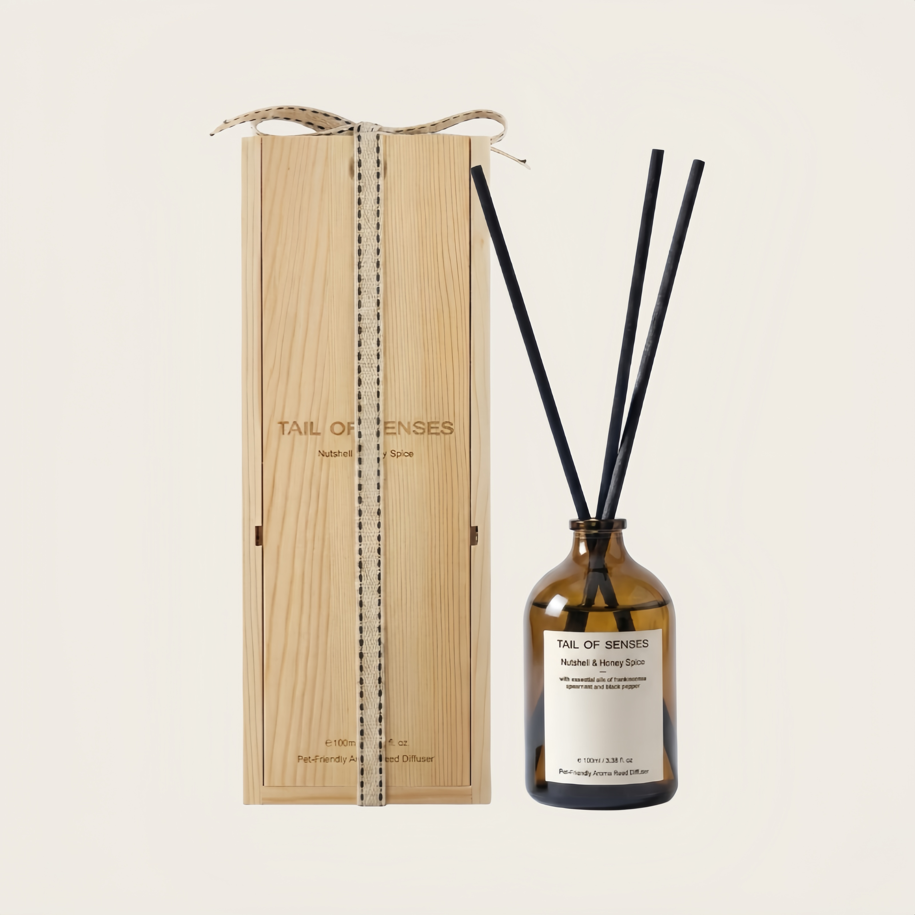Pet-Friendly Aroma Reed Diffuser | Nutshell & Honey Spice